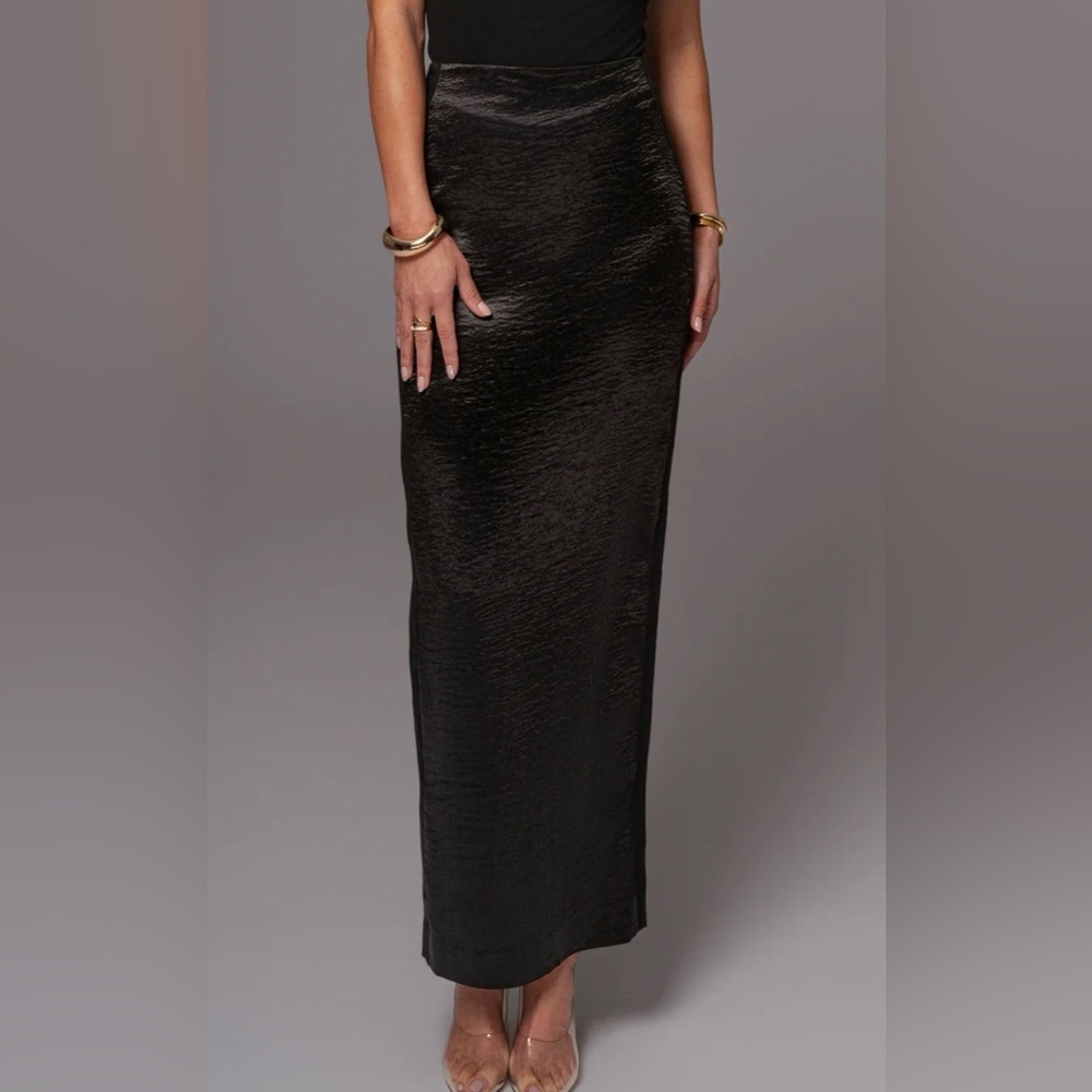 JLUXLABEL Black Maxi Skirt